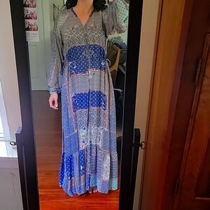 Johnny Was Kichica Aprodite Rayon Dress with Slip New With Tags
